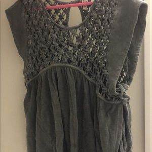 Rip curl grey swimsuit coverup size small